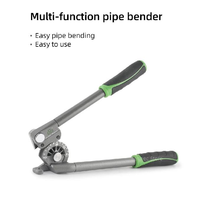 6/8/10mm 3 In 1 Copper Tube Bender Manual Lever Type Bender Pliers Refrigeration Repair Tool  for Copper, Brass, Aluminum Pipes