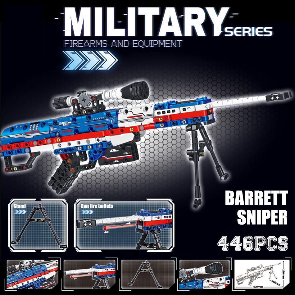 JAUNS MOC Militārie Ieroči AK47 M4A1