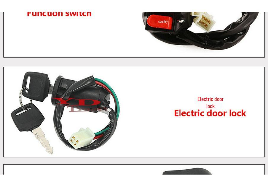 Little Bull 50-110cc ATV Motorcycle Wiring Harness Set with DY100 Coil CDI Igniter