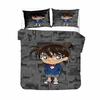 Anime Detective Conan Shinichi All Season Bedding Set Boys Girls Twin Queen Size Duvet Cover Pillowcase Bed Kids Adult Tool