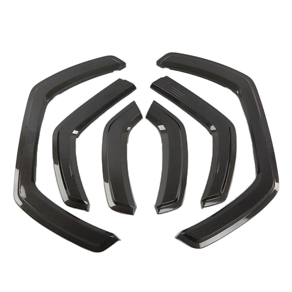 Compatible Toyota RAV4 Accessories: Rearview Mirror Covers, Door Handle Cups, Velanda Door Sill Strips, Grille Trim for Modification and Decoration.