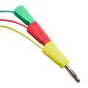 Cleqee Stackable Banana Breadboard Male Jumper Soft Flexible Silicone Test Leads for Electrical Testing Plugs, Wires,