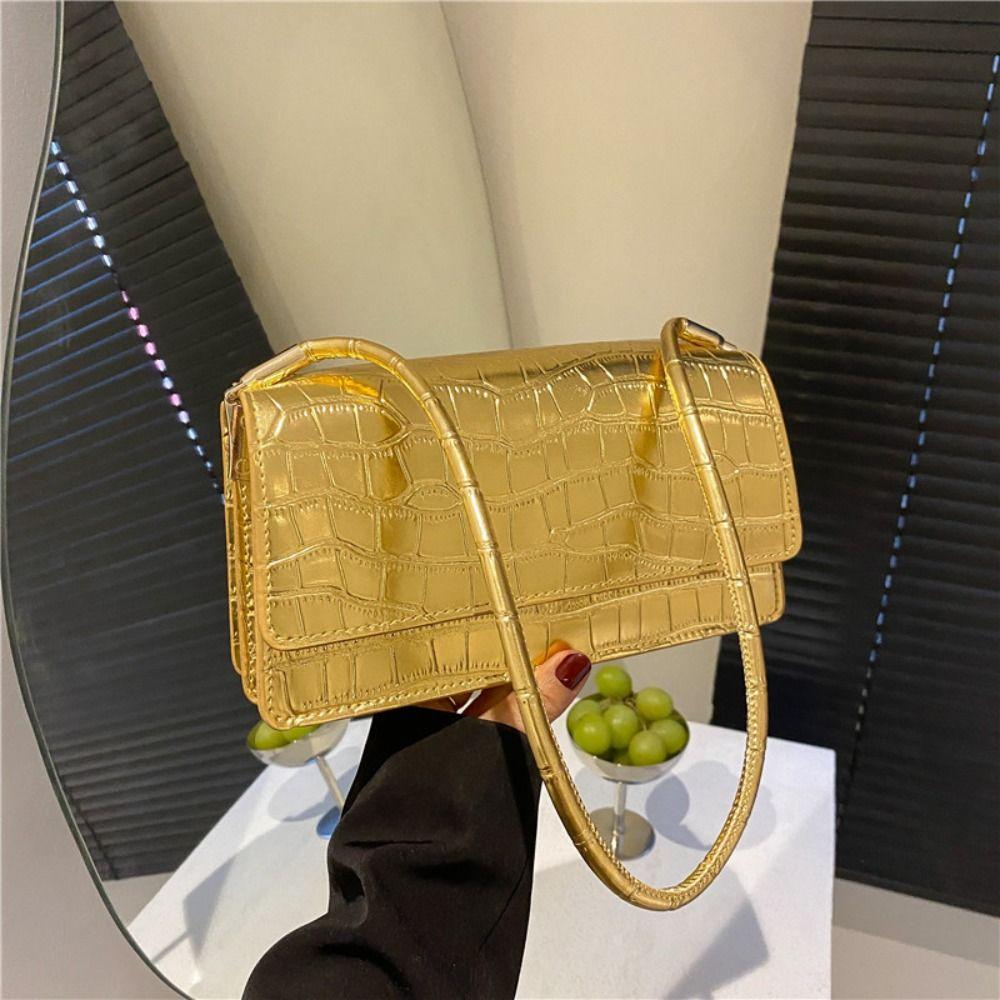 

New Design Vintage Armpit Handbag Solid Color Shoulder Bag Fashion Luxury Underarm Bag Women
