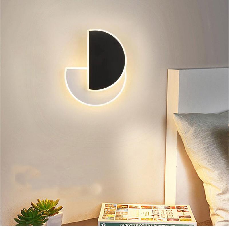 Modern And Simple Nordic Hotel Flat Acrylic Wall Lamp Bedroom Living Room Corridor Balcony Porch Wall Lamp