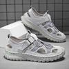 Summer Men Sandals Genuine Leather Mens Casual Shoes Outdoor Men Leather Sandals for Men Beach Shoes Roman Mens Shoes