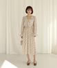 Ppaeppae Ruffle Design Flower Long Dress