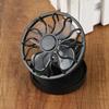1 Pcs Clip Type Outdoor Solar Fan Portable Mini Fan Outdoor Hiking Accessories Camping Equipment