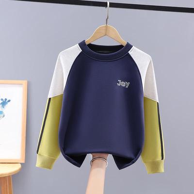 Boys' Fashionable Long Sleeve Sweatshirt for Spring and Autumn