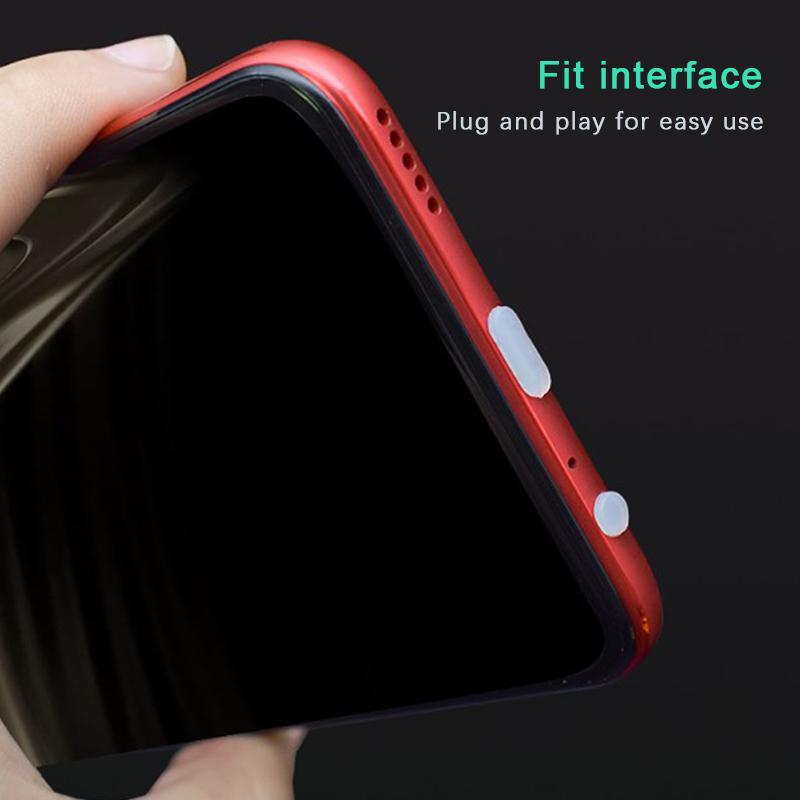 3 Stück Typ-C Staubschutzstecker Handy USB Ladeanschluss Schutzabdeckung Staubschutzkappe