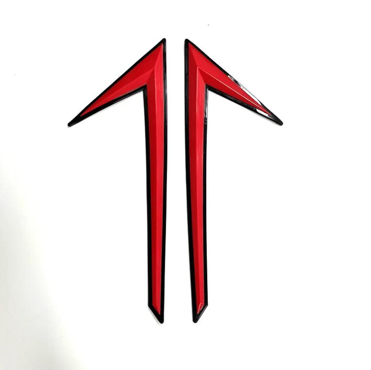 

A Pair Car Exterior Modification Decorative Strip 3d Stereoscopic Adhesive Strip Anti-Collision Strip New Sealing Rubber Bumper красный