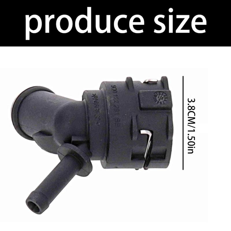 Multiple Vehicle Cooling Water Pipe Flange Coolant Hose Fitting Ergonomic Design Leakage Prevention 5Q0122291BB