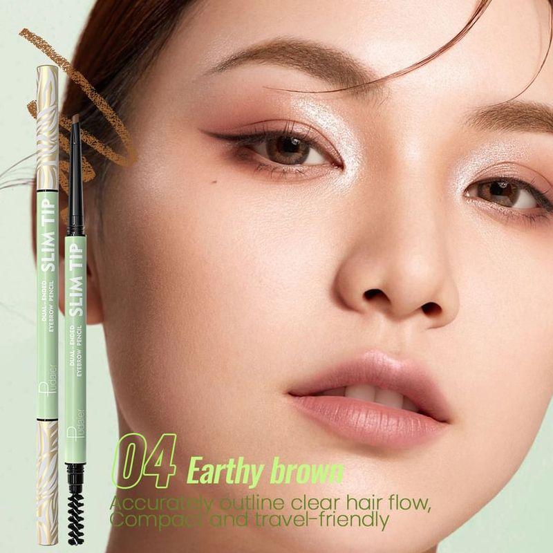 Pudaier - Dual-Ended Waterproof Eyebrow Pen - 9 Colors