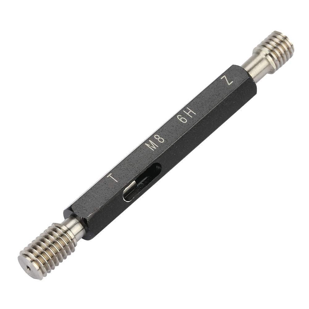 

1pc High-speed Steel Thread Gauge Precise Measurement Internal Threads M8*1.25 Dual Thread Guide Easy To Use China Mainland