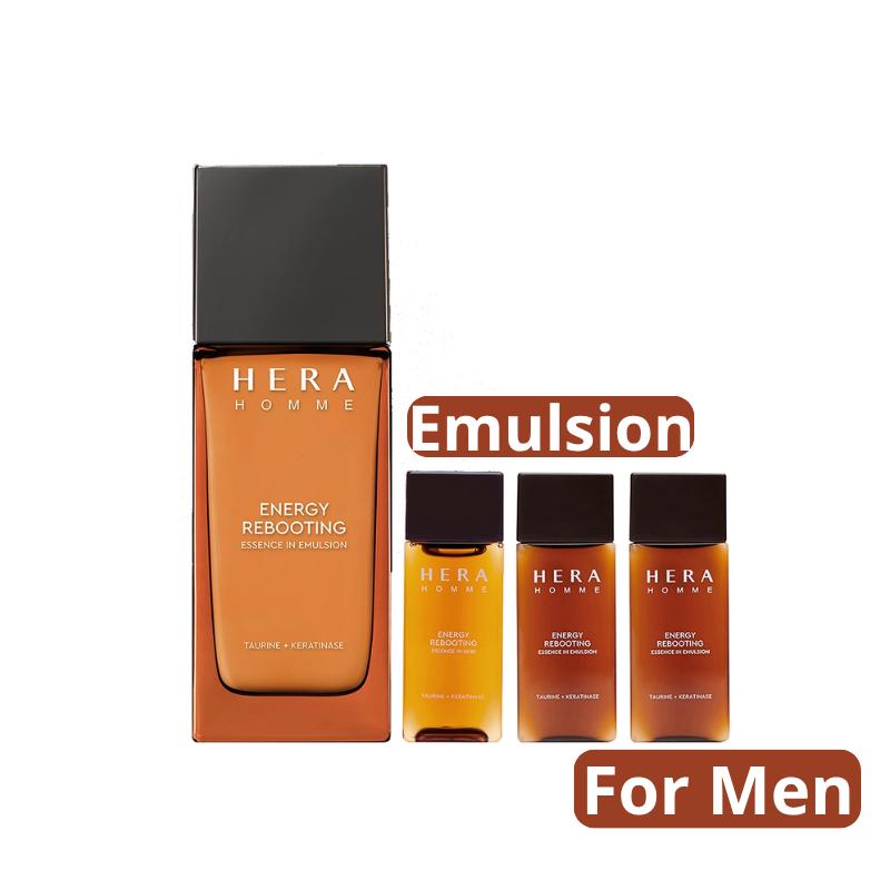 [HERA] HOMME Energy Rebooting Essence-in Emulsion Set (110ml + 20ml × 2 + Skin 20ml)