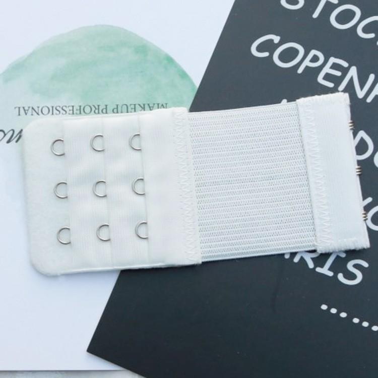 Dehnbarer Kleiner Drei- Drei-Haken-BH 4,4 cm Verlängerungshaken Unterwäsche Rückenverschluss Elastischer Verlängerter Haken Schmaler Drei-Haken.