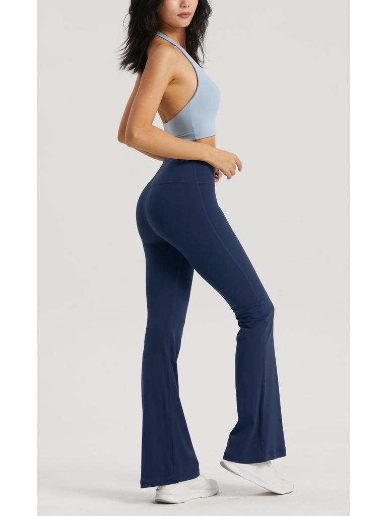 Nuls Youth High-Waisted Butt-Lifting Flare Yoga Pants for Autumn/Winter - New Wide-Leg Fitness Pants for Women