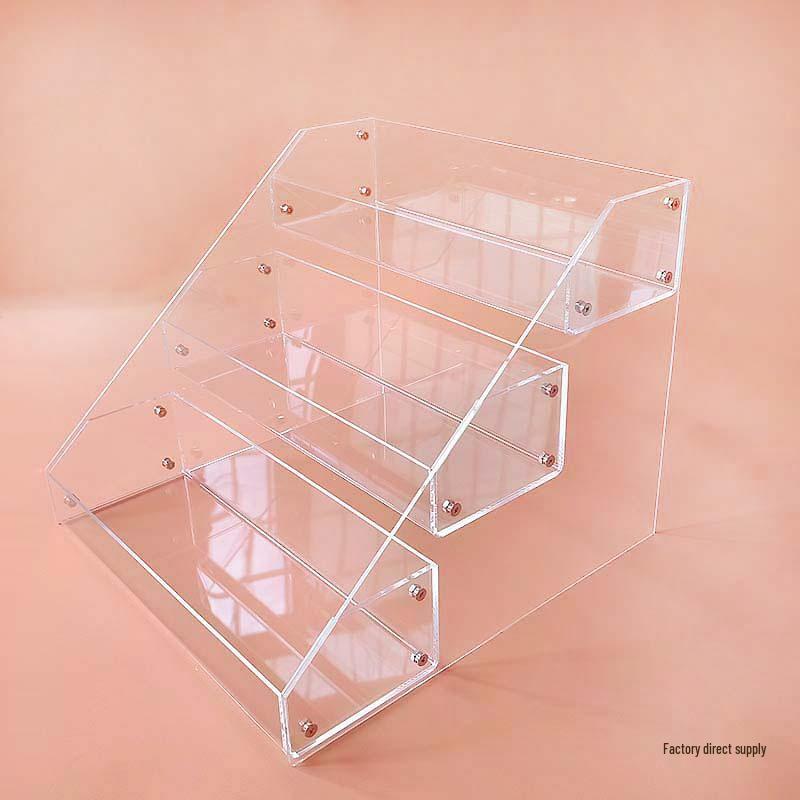 Acrylic Tiered Display Stand for Perfumes & Cosmetics