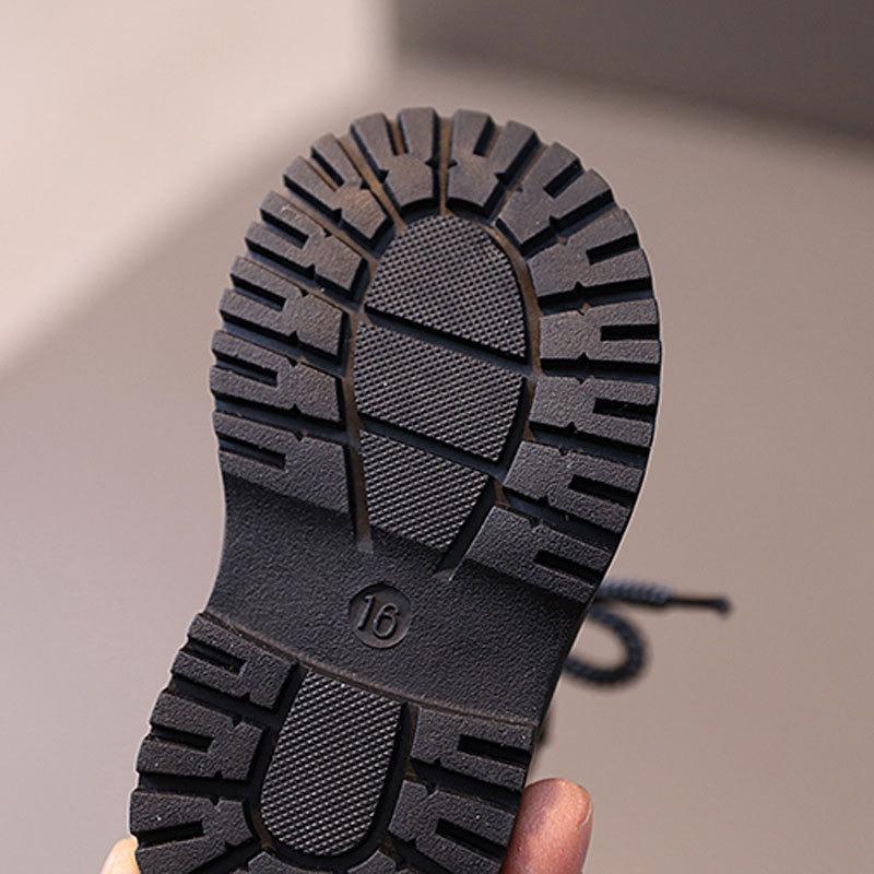 Unisex Baby Soft-Soled Martin Boots 0-1-2 Years Old, Walking Shoes, Fleece-Lined Cotton Shoes, Snow Boots for Fall/Winter.