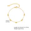 Wind Stainless Steel Flat Cross Chain Bow Women'S Niche Exquisite Bracelet Nc-