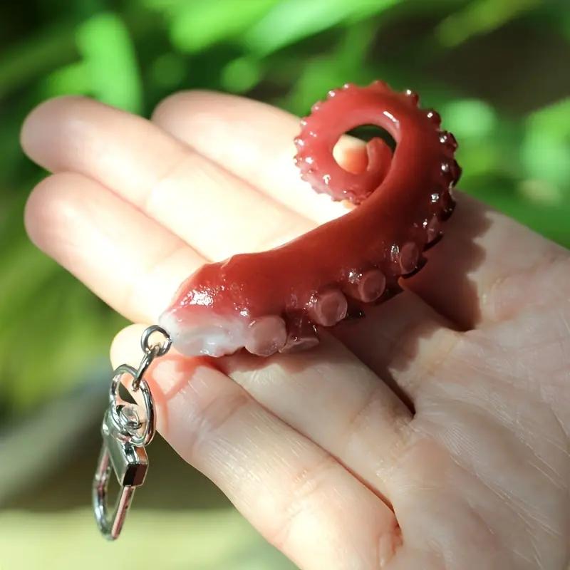 Creative Realistic Squid Keychain, Combining Trendy and Fun Elements