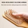 Wooden Cushion Hair Brush - Scalp Massage Comb For Home Use Cushion Comb