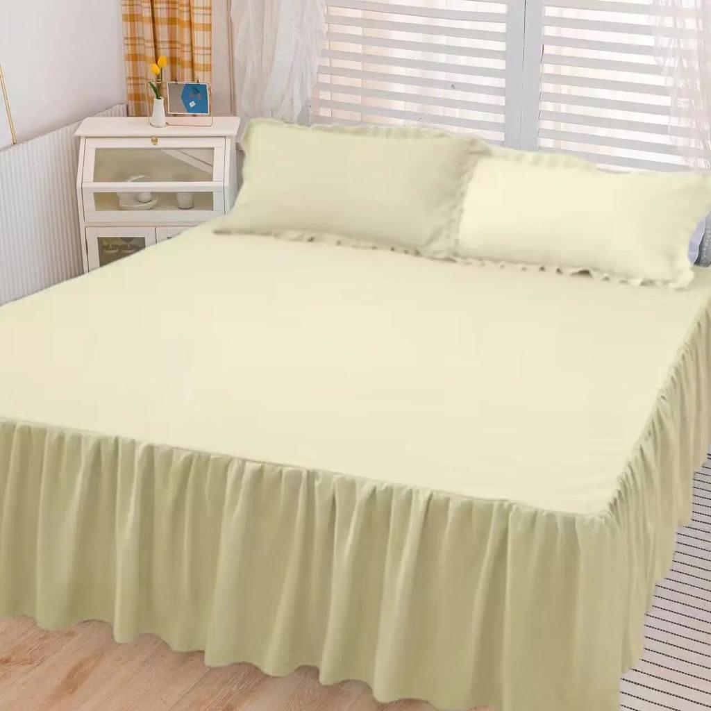 Bed Skirt, New Bed Cover, Bed Sheet, Mattress, Anti Slip Protective Cover, Dustproof, Non Pilling, and Non Fading