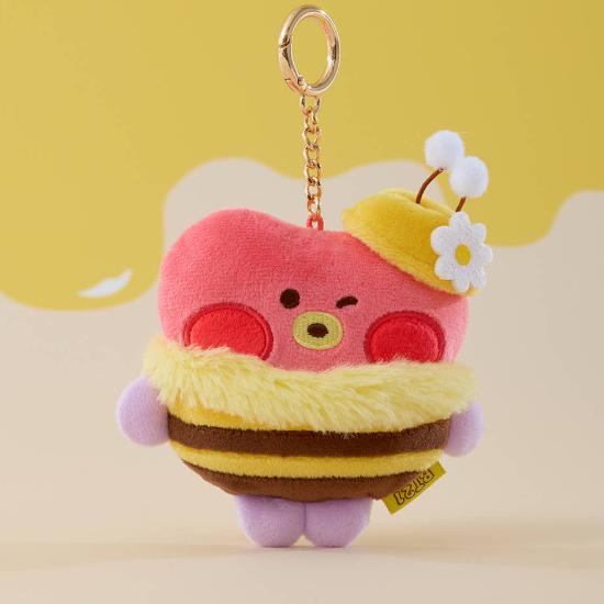 BT21 Edice včela medonosná minini Krejčovský metr Plyšový klíčenka