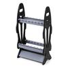 Fish Shape 16 Fishing Rod Holder Storage Rack Compact Fishing Pole Stand Organizer