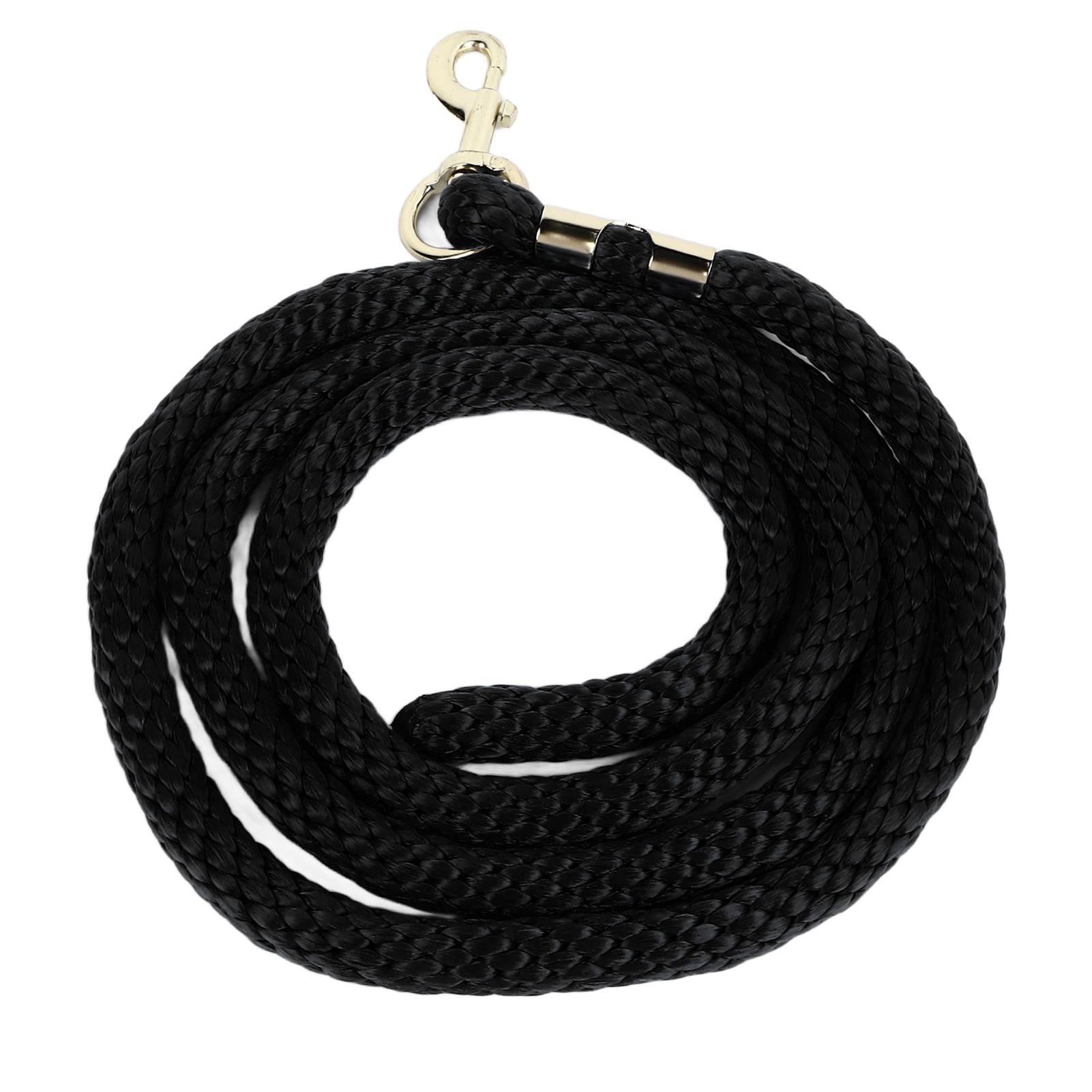 

Horse Lunge Line with Snap Heavy Duty High Tensile Horse Training Rope for Training Competition and Daily Traction 6.6ft чёрный