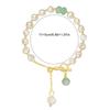 Trendy Women Bracelet with Irregular Pearls Crystal Chain Bracelet Delicate Wrist Jewelry for Stylish Occasions Jewelry