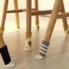 4 Pcs Knitted Table And Chair Leg Covers Door Handle Protective Covers Anti-Slip Wear-Resistant Silent Cat Thickened Chair Leg Covers Leg Pads