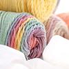 (1pc)5-strand Milk Cotton Segment Dyed Rainbow Cotton Hand Woven Wool Scarf Pillow Blanket Material Wool