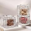 3Pcs Transparent Bowknot Mini Storage Jar Exquisite Necklace Storage Box Sundries Box  Home Decor