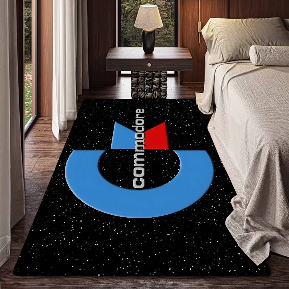 C-Commodore 64 Logo Hallway Carpet Washable Non-Slip Living Room Sofa Chairs Area Mat Kitchen Doormat Area Rug