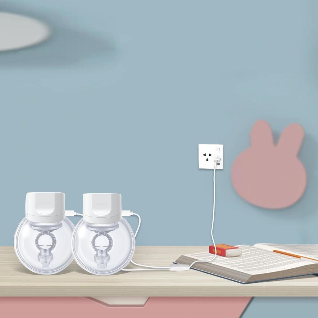 Electric Breast Pump with Double-Ended Power Cord, Compatible with Momcozy S9Pro, S12Pro, M5, Bopwavy, Medela, KISSBOBO, and Baby E-401sMLIE