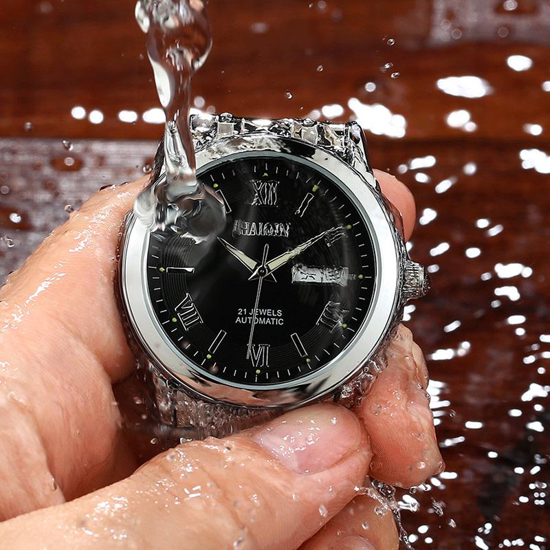 HAIQIN Men's Mechanical Waterproof Watches