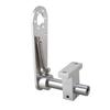 ABUL-2 Set 200Mm Aluminum Polyurethane Industrial Encoder Wheel Measuring Wheel With Type 20Mm Encoder Mounting Bracket
