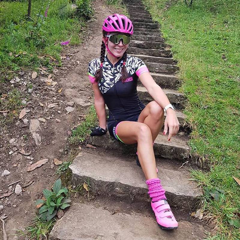 

Триатлон велоджерси быстросохнущий короткий рукав велокомбинезон велосипедная майка одежда для плавания верховой езды M