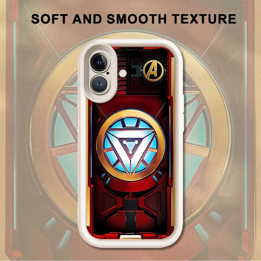 Handyhülle für iPhone XS Max 15 16 14 Plus 16e XR 17 Air 13 12 11 Pro Max Weiche Hülle Marvel Ironman Sipiderman