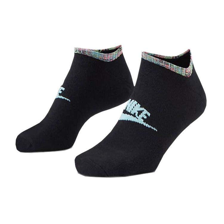 Nike Contrasting Colors Logo Sports Mid Calf Socks 3 Pairs White / Gray / Black Unisex DA2601-902