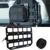 Car Seat Back Organizer Rigid Car Storage Rack With Elastic Rope Adjustable Rear Seat Organizer Versatile Truck Panel For Cars