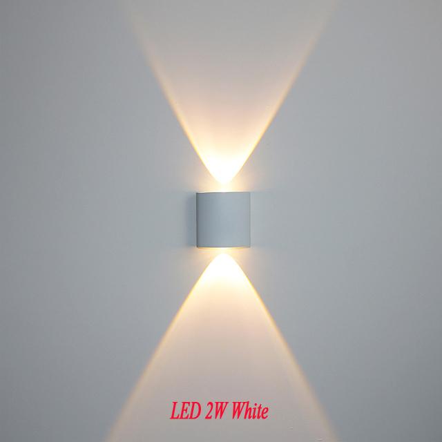 

IP65 светодиодный настенный светильник, водонепроницаемый, для наружного садового освещения, алюминиевый, AC86-265V, для спальни, гостиной, лестницы, настенный светильник NR-184 Warm White (2700-3500K)