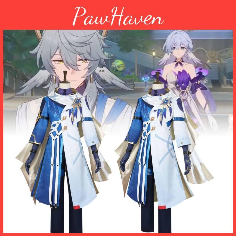 Star Honkai Rail Sunday Cosplay Costume Set Party Accessories Fashion Fans Gift