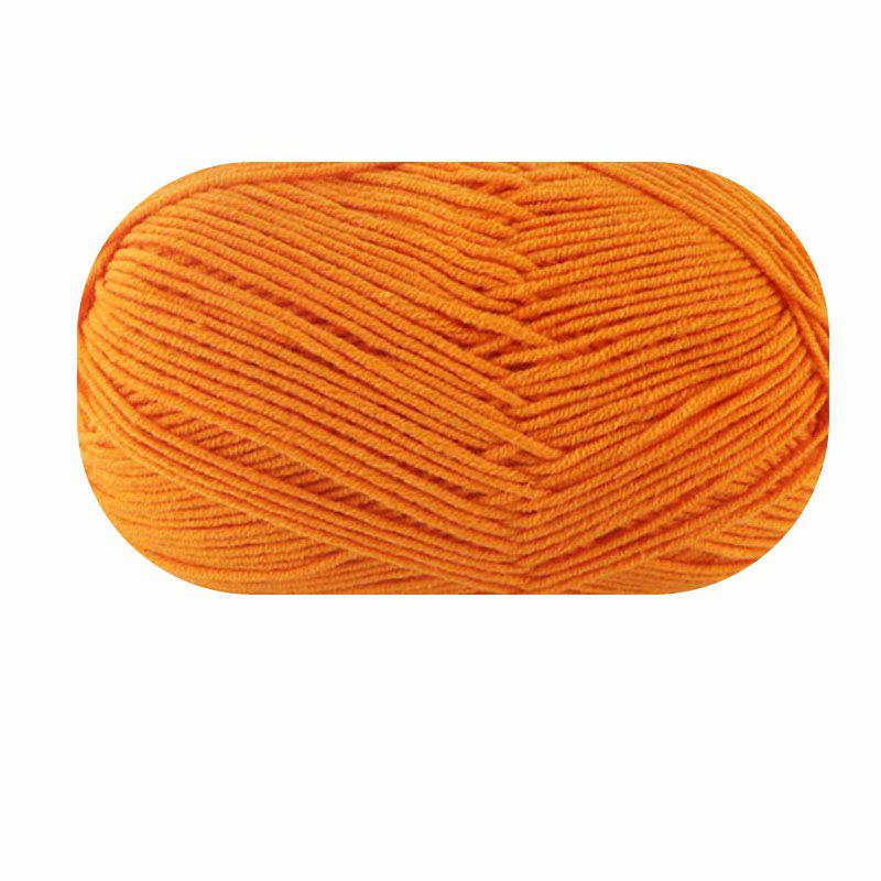 Kämmgarn 4-fädiges Garn-Set: Mittlere Dicke für DIY-Strick- & Häkelpuppenprojekte