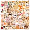 50Pcs Cute Puppy Dog Animal Cartoon Pome Ranian Stickers Toy Laptop Scrapbook Suitcase Phone Stationery Car Decal Kids Sticker