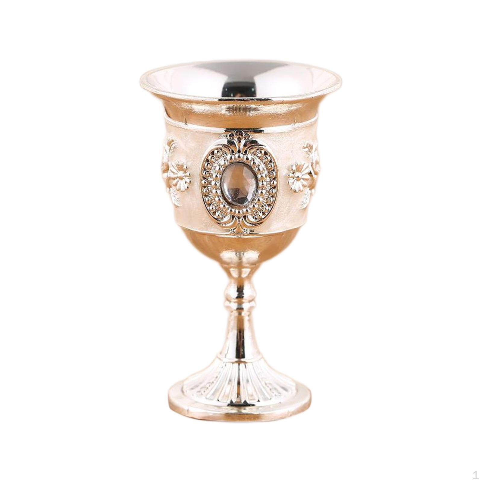 Glass Goblets for Elegant Entertaining Silver White Silver