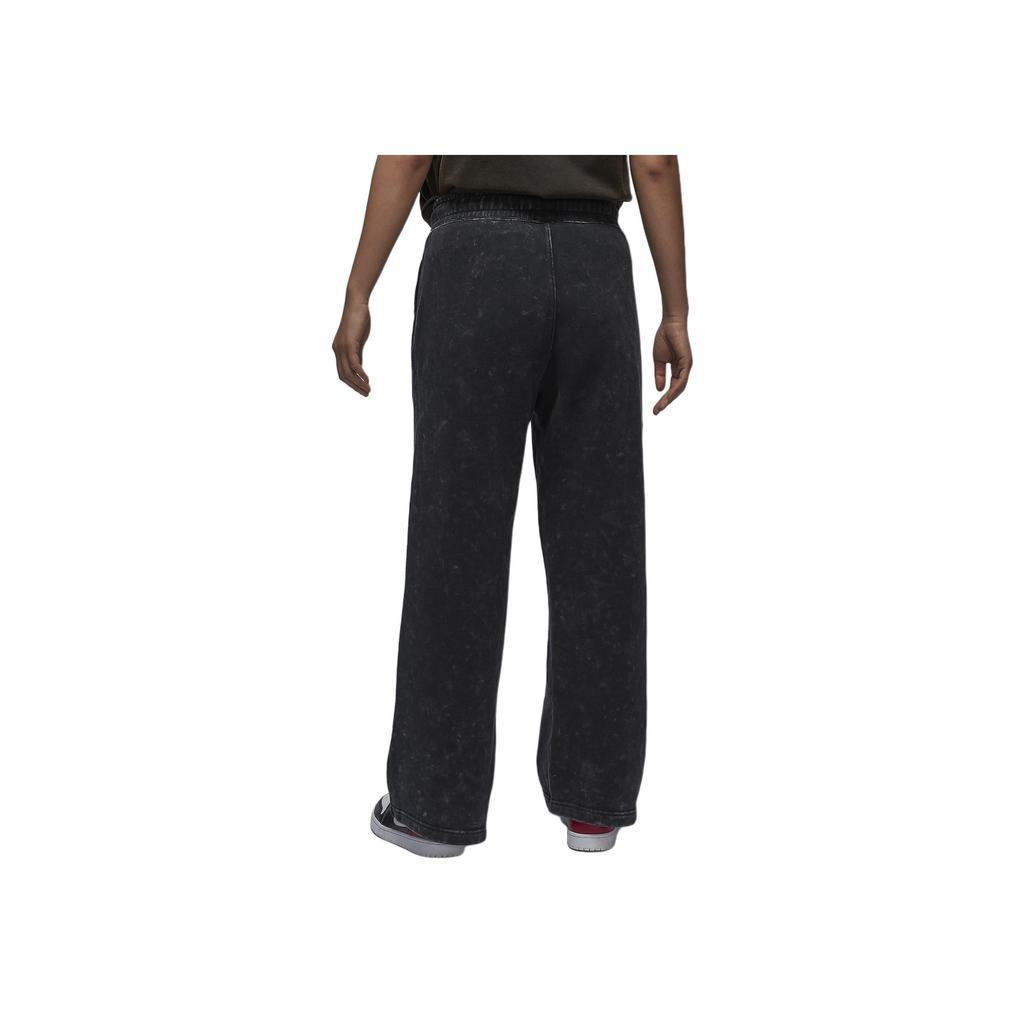 Jordan Flight Fleece Washable High-Waist Sports Casual Pants Women bottoms Black FZ6795-010