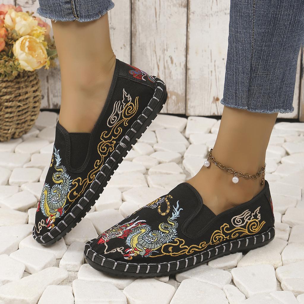 Fashion Casual Loafers Summer Fashion Slip on  Canvas Shoes Lightweight Breathable Flat Shoes  Women Shoes  Sneakers  Zapatos De Mujer