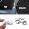Car Styling Mark Levinson Logo Emblem 3D Aluminum Speaker Audio Decorate Sticker Decals For Lexus UX250H Fsport CT200H RX400H NX AEN1