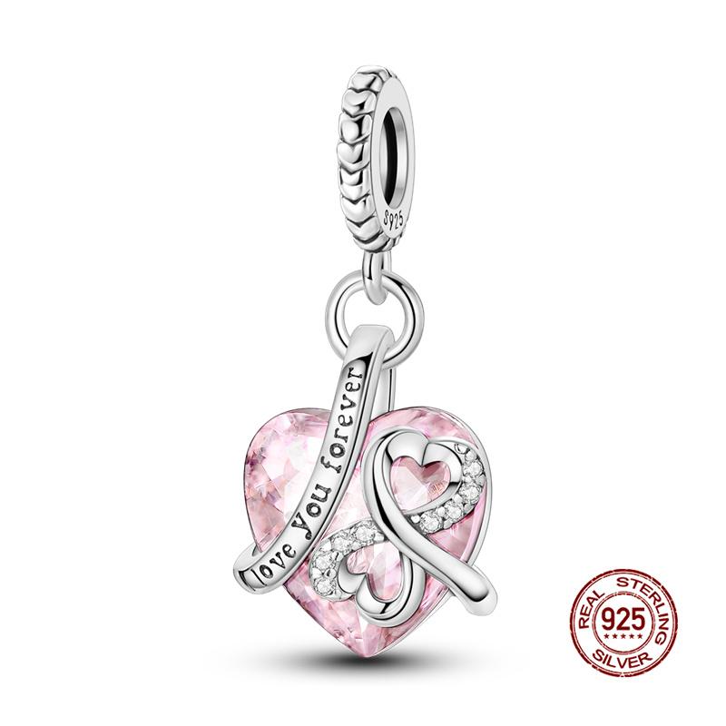 Original Charms Copper Gorgeous Bow Positioning Charms Beads Fits 3Mm Original Bracelet For Women Diy Jewelry Gifts New In